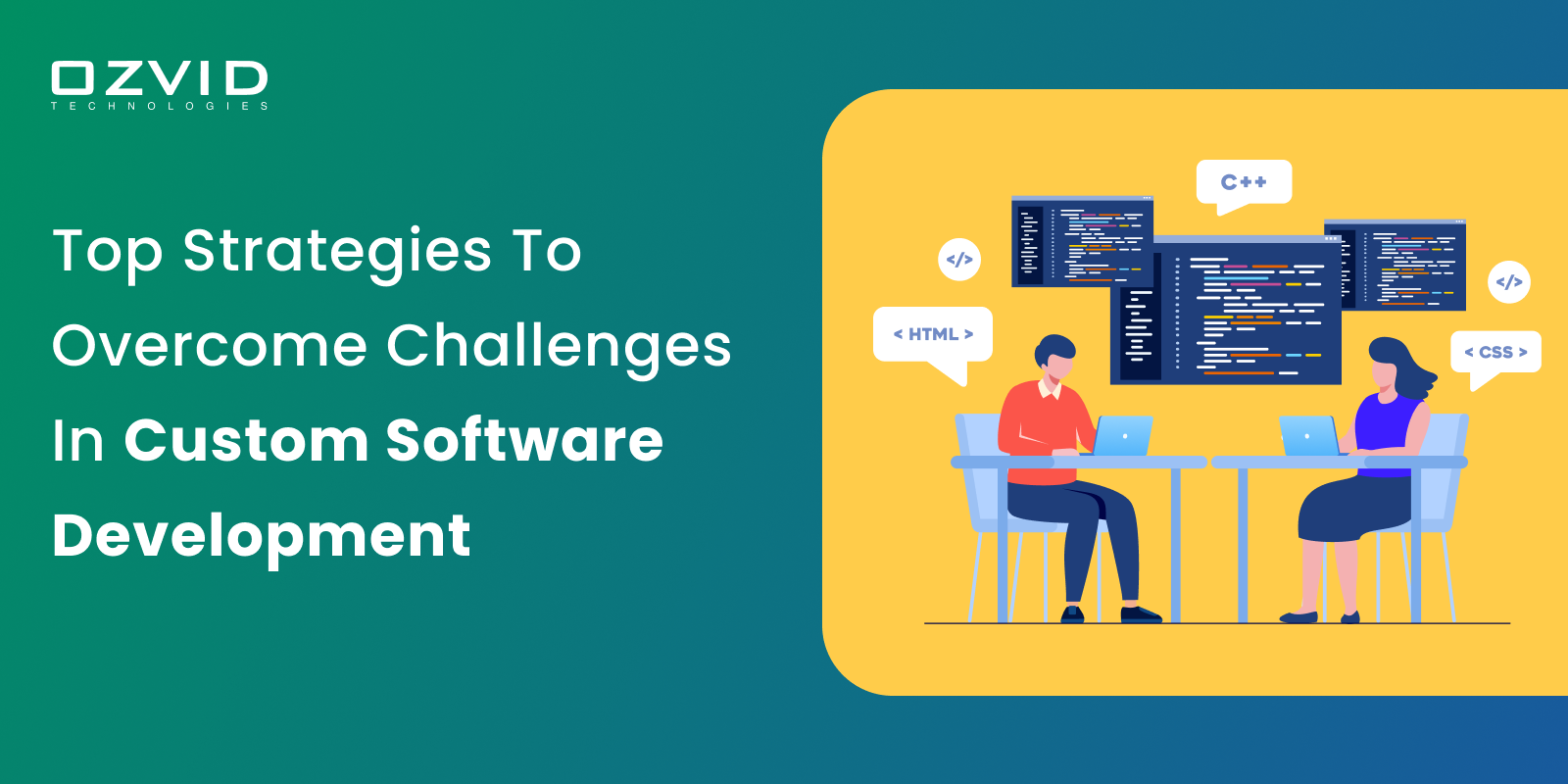 Top Strategies to Overcome Challenges in Custom Software Development